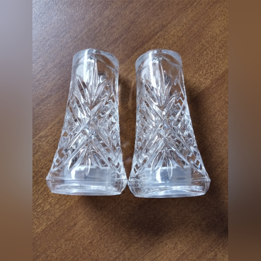 CRISTAL D'ARQUES-DURAND Masquerade Salt and Pepper Shakers